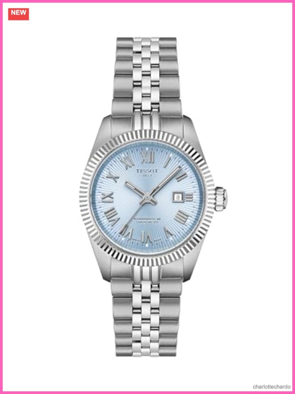Tissot Ballade Swiss Automatic COSC 30mm Women's Watch Stainless Steel Bracelet